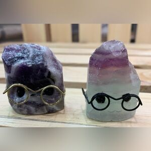 Critters with glasses